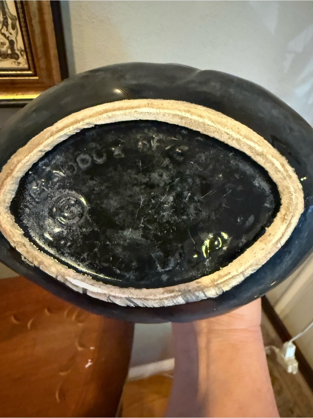 Vintage Maddox California Black Swan Ceramic Planter 1950s - Picture 4 of 9